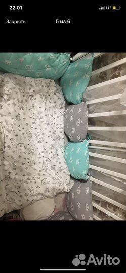 Бортики в кроватку