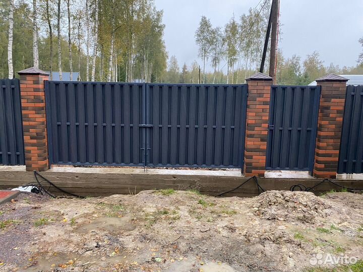 Распашные ворота (под ключ, без предоплаты)