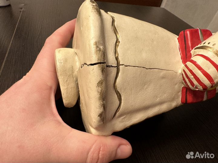 Дед мороз СССР 50е годы прес опилки