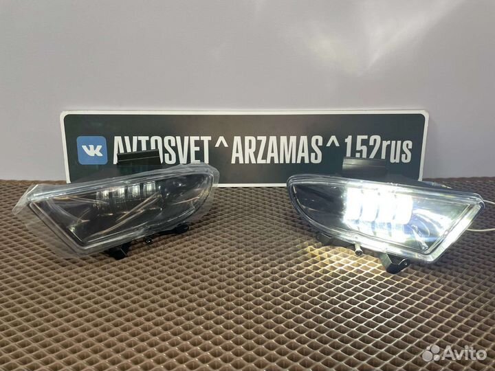 Светодиодные птф Хюндай Акцент 50w 1 режим белый