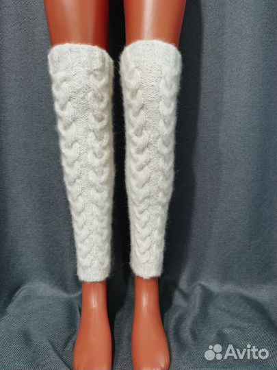 Гетры удлинённые вязаные