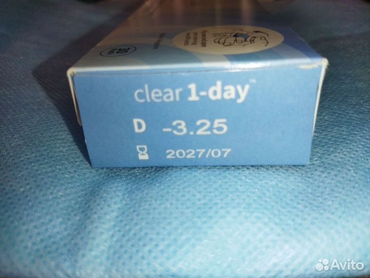 Линзы контактные однодневные Сlear 1 day