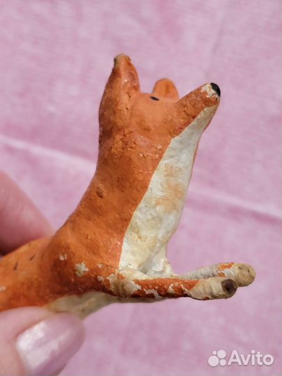 Елочные игрушки СССР ватная