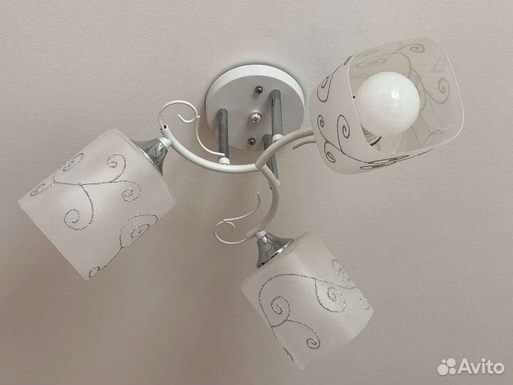 Люстра потолочная бу