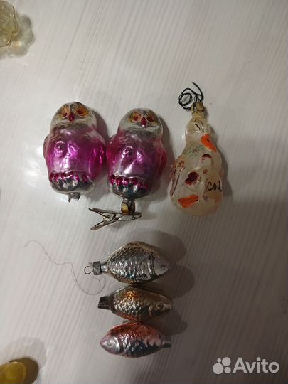 Елочные игрушки СССР