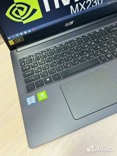 Игровой Acer 8 ядер i5-8265U/MX230 2GB/8/SSD+HDD