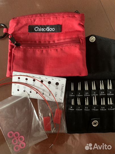 Спицы для вязания укороченные Chiaogoo