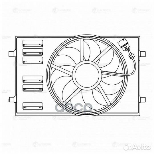 Вентилятор радиатора основного VAG A3/Octavia I