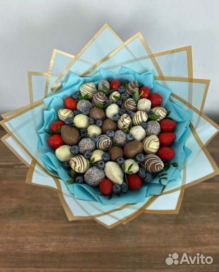 Букет из клубники в шоколаде
