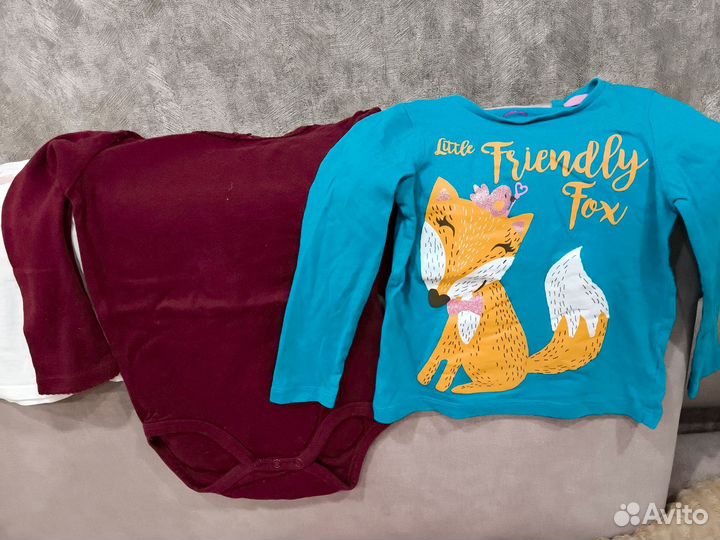 Пакет фирменных вещей для девочки 92 98