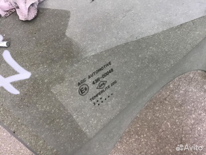 Стекло двери задней правой Renault Sandero 2009-20