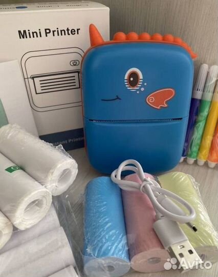 Портативный мини принтер новый