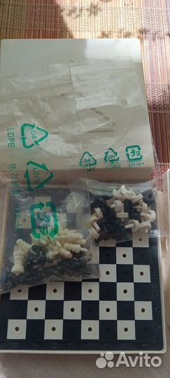 Набор шахмат шашек СССР Ленинград винтаж дорожные