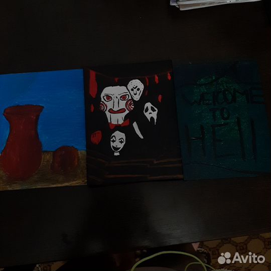 Мини картина на холсте