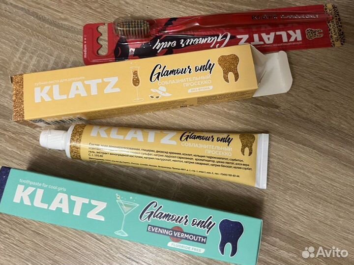 Зубная паста для девушек Klatz вермут и просекко