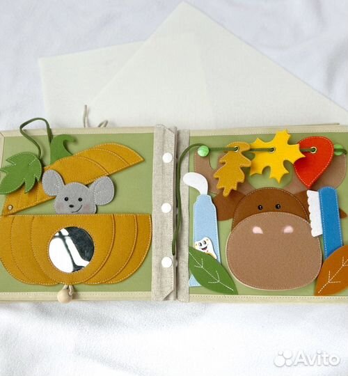 Книга из фетра 