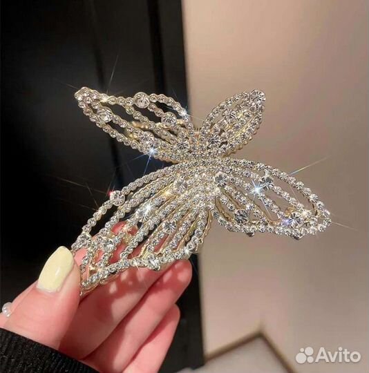 Краб, заколка для волос