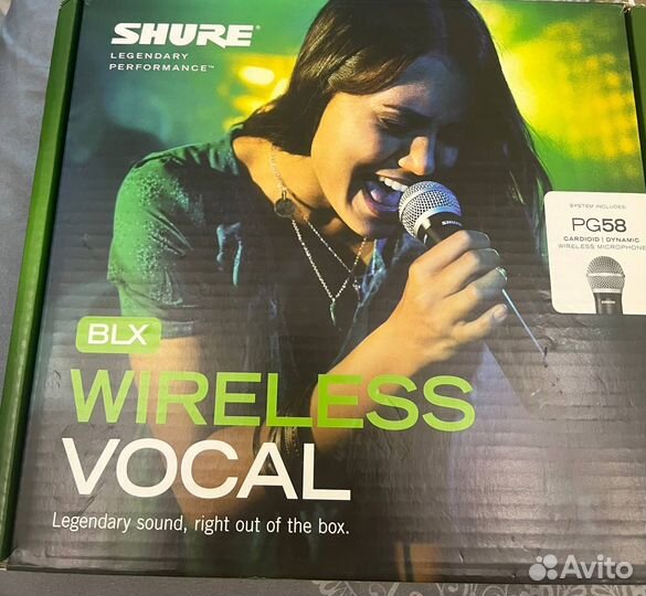 Беспроводной микрофон Shure pg58