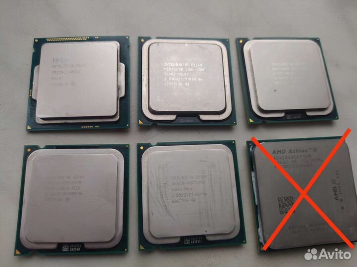 Процессоры Intel Pentium