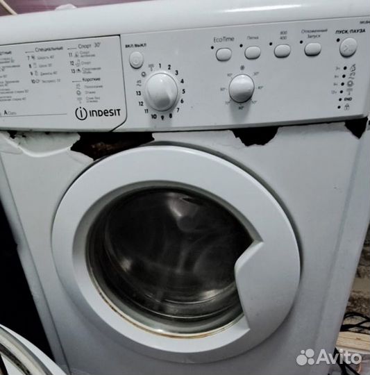 Стиральная машина indesit на запчасти