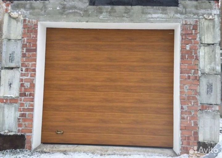 Секционные ворота бу