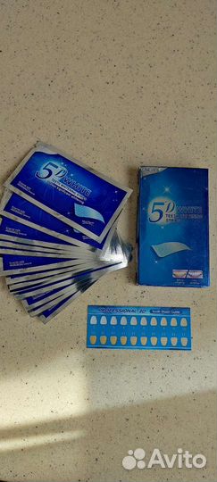 Отбеливающие полоски для зубов 5D White