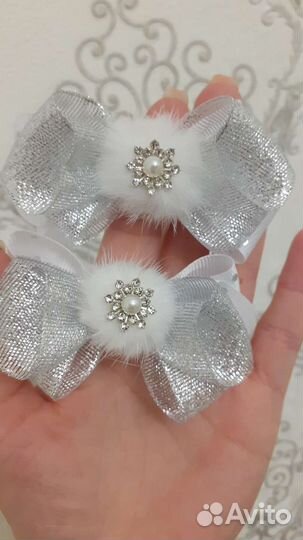 Резиночки для волос ручной работы