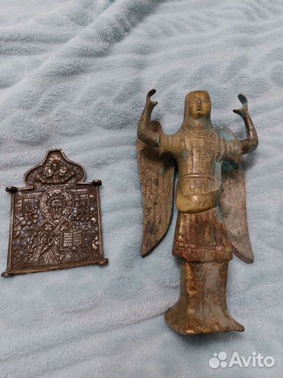 Бронзовая статуэтка Ангел благое молчание