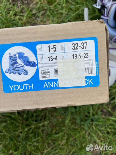 Роликовые коньки детские раздвижные