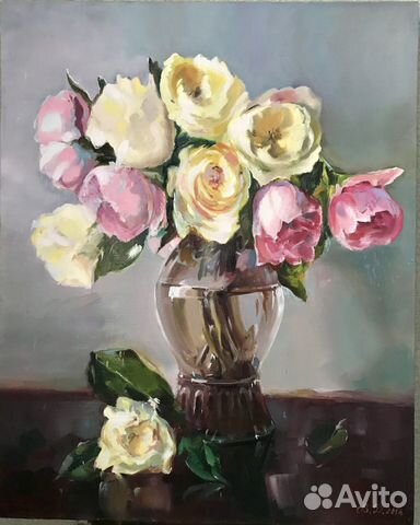 Картина маслом на холсте ручная работа