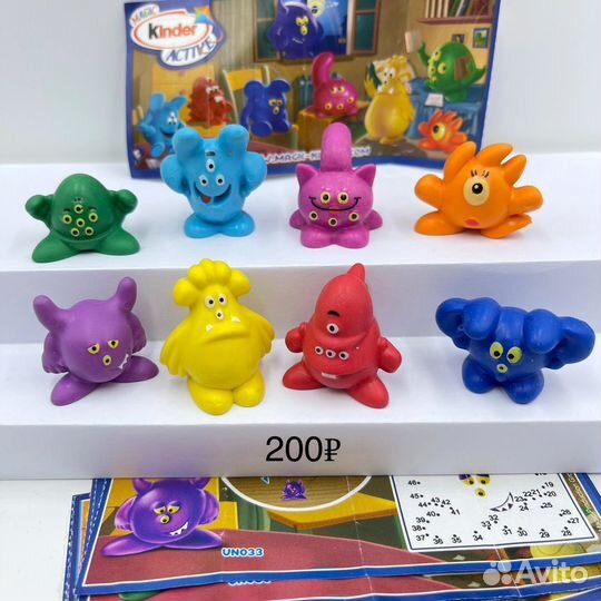 Серии киндер сюрприз сборка от 80 до 200 за серию