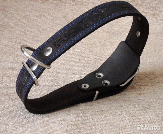 Ошейники и намордник. Натурал/кожа. Россия. Новые