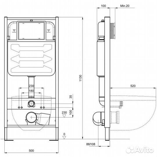 SET aquatek классик (рама aquatek Standard INS-000