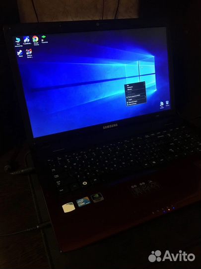 Ноутбук samsung R780 6gb SSD 256 GB