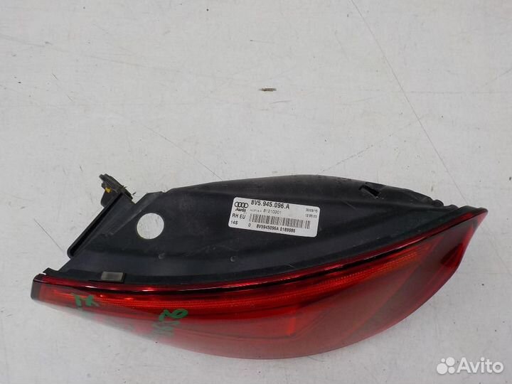 Фонарь задний наружный правый Audi A3/RS3/S3