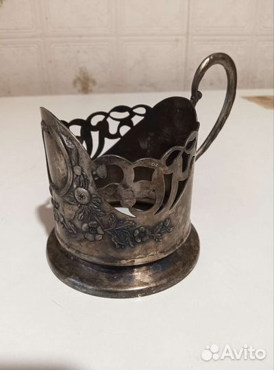 Подстаканник СССР мельхиор