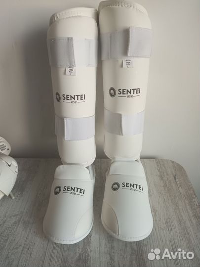 Защита голени и стопы для каратэ