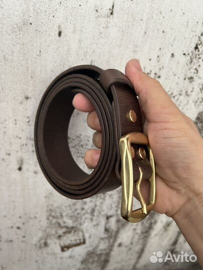 Мужской ремень 35 мм, ручной работы