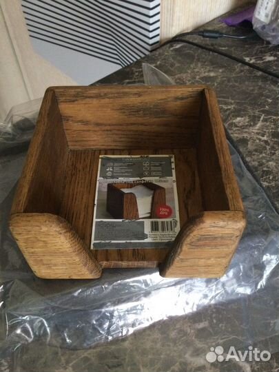 Подставка для салфеток из дуба новая