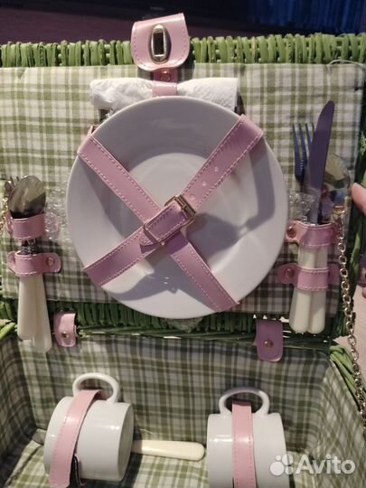 Корзина плетеная для пикника