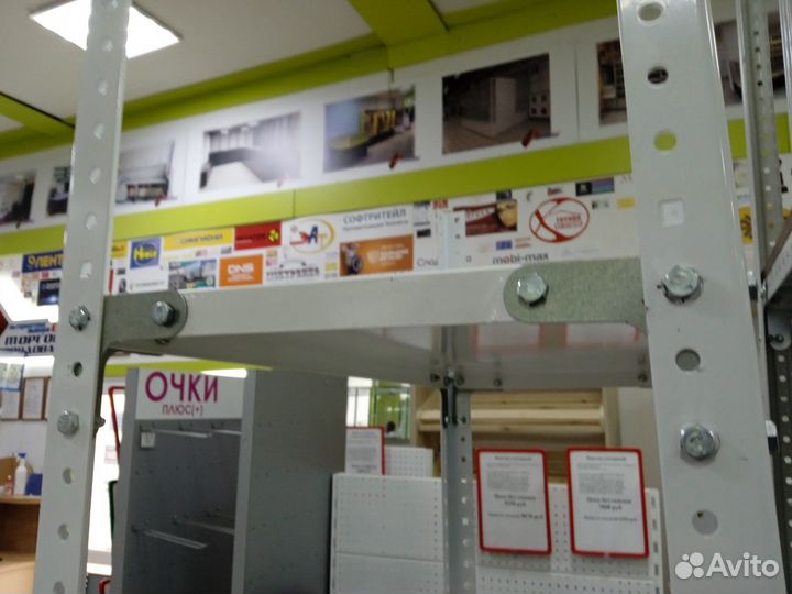 Стеллажи металлические сборные