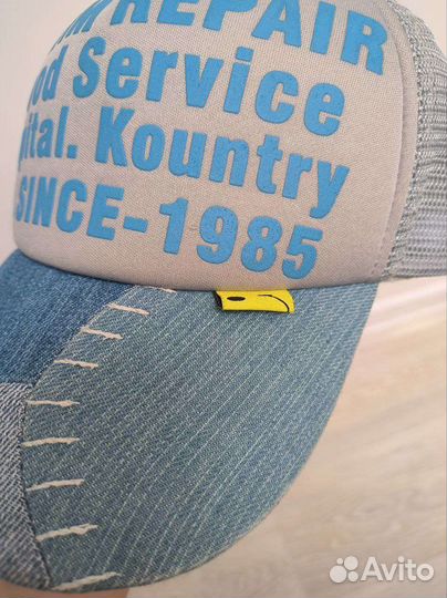 Кепка kapital kountry denim repair