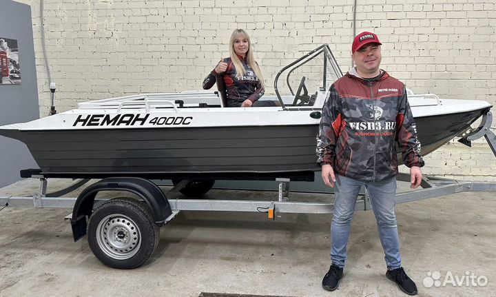 Алюминиевая лодка Neman-400 PRO без регистрации
