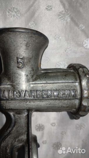 Мясорубка Alexander Verk 1900 г