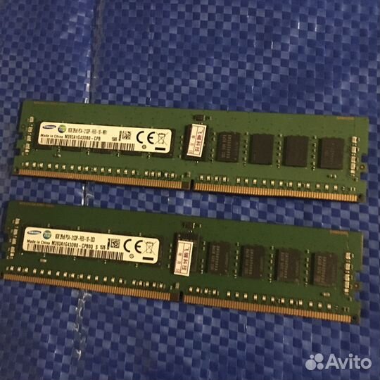 Оперативная память DDR4 Samsung 16gb (8x2) ECC reg