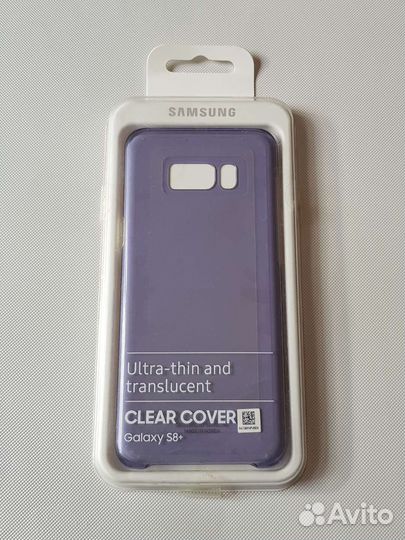 Чехол Clear Cover на Samsung S8+ оригинал