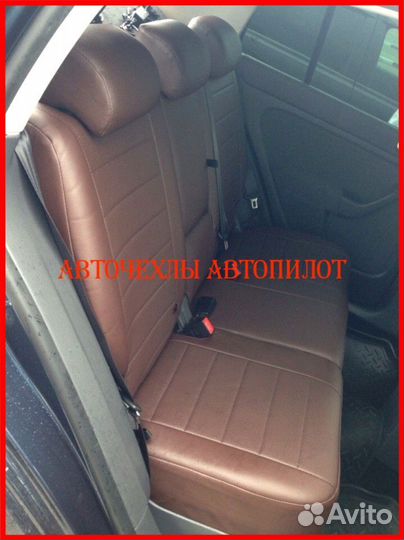 Чехлы Автопилот Volkswagen Golf+ из экокожи