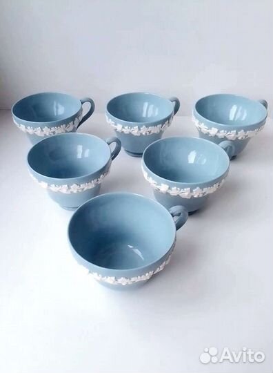 Wedgwood Embossed Queensware Винтажная чашка