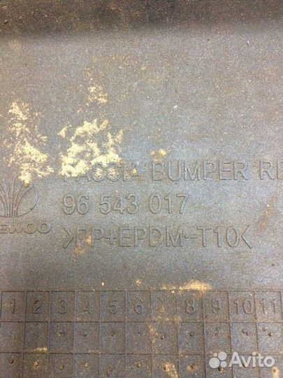 Бампер задний Chevrolet Kalos, Daewoo Kalos