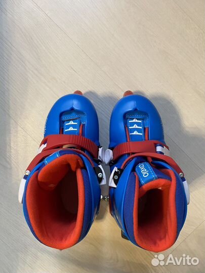 Роликовые коньки детские раздвижные, защита,шлем